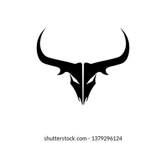 Bull horn logo and symbols template icons app
