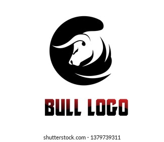 Bull horn logo and symbols template icons app
