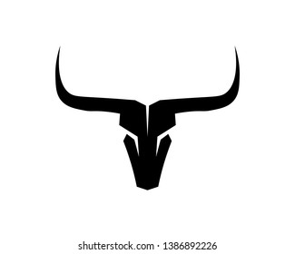 Bull horn logo and symbols template icons app
