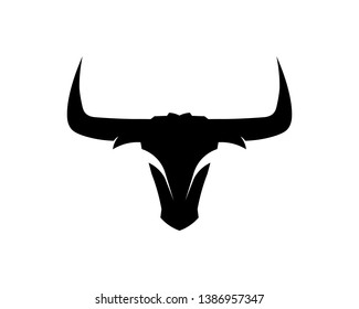 Bull horn logo and symbols template icons app
