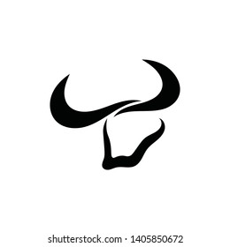 Bull horn logo and symbols template icons app

