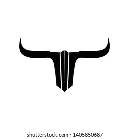 Bull horn logo and symbols template icons app
