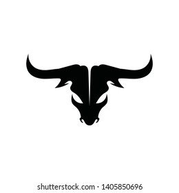 Bull horn logo and symbols template icons app
