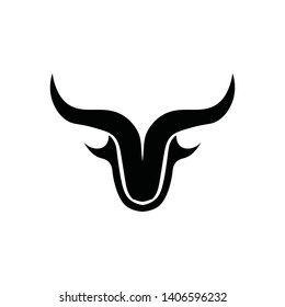 Bull horn logo and symbols template icons app
