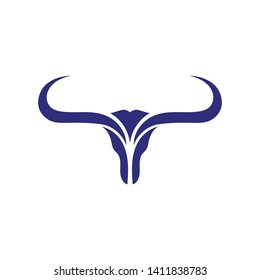 Bull horn logo and symbols template icons app

