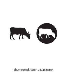 Bull horn logo and symbols template icons app

