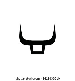 Bull horn logo and symbols template icons app
