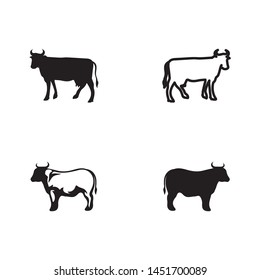 Bull horn logo and symbols template icons app
