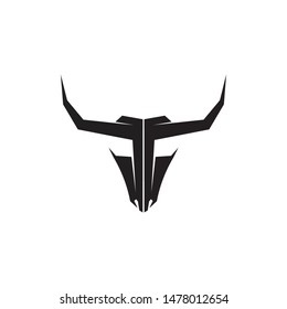 Bull horn logo and symbols template icons app
