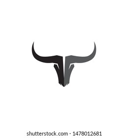 Bull horn logo and symbols template icons app
