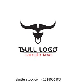 Bull horn logo and symbols template icons app
