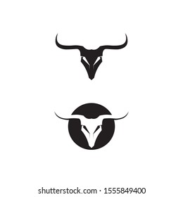 Bull horn logo and symbols template icons app