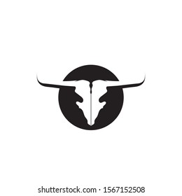 Bull horn logo and symbols template icons app