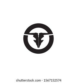 Bull horn logo and symbols template icons app