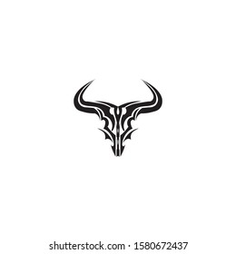 Bull horn logo and symbols template icons app