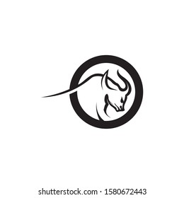 Bull horn logo and symbols template icons app