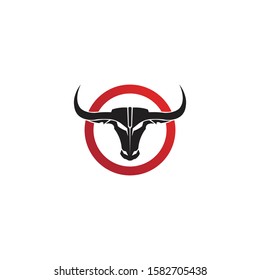 Bull horn logo and symbols template icons app
