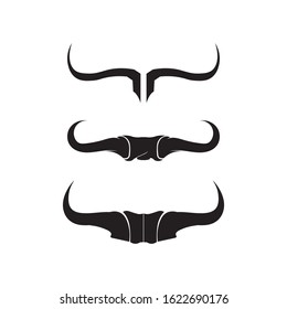 Bull horn logo and symbols template icons app