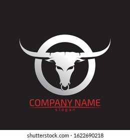 Bull horn logo and symbols template icons app