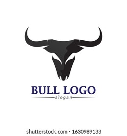 Bull horn logo and symbols template icons app