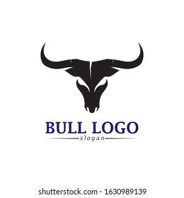 Bull horn logo and symbols template icons app