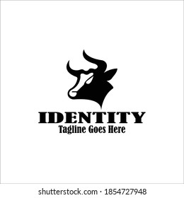 Bull horn logo and symbols template icons