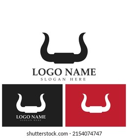 Bull horn logo and symbols template icons app