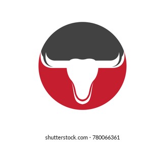 Bull horn logo and symbols template icons app
