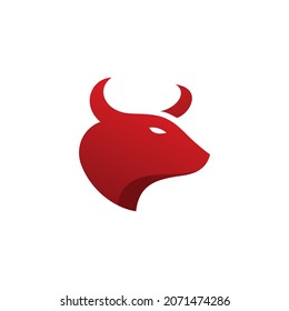 Bull horn logo symbols vector template 
