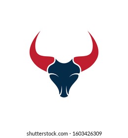 BULL Horn Logo Template vector icon illustration design