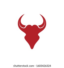 BULL Horn Logo Template vector icon illustration design