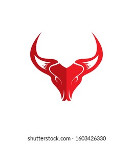 BULL Horn Logo Template vector icon illustration design