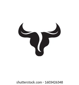 BULL Horn Logo Template vector icon illustration design