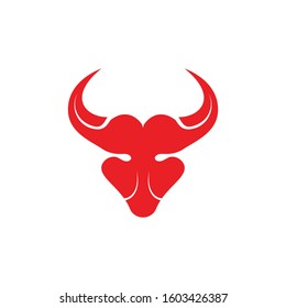 BULL Horn Logo Template vector icon illustration design