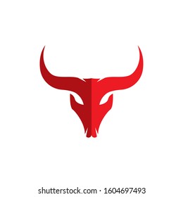 BULL Horn Logo Template vector icon illustration design
