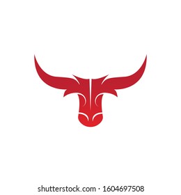 BULL Horn Logo Template vector icon illustration design