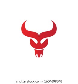 BULL Horn Logo Template vector icon illustration design