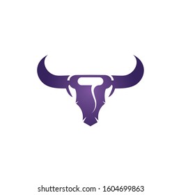 BULL Horn Logo Template vector icon illustration design