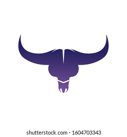 BULL Horn Logo Template vector icon illustration design