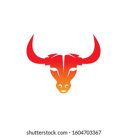 Red Bull Head Logo Stock Vector (Royalty Free) 611975270 | Shutterstock