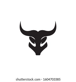 Bull Horn Logo Template Vector Icon Stock Vector (Royalty Free) 1604703385