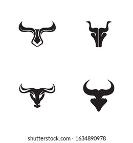 BULL Horn Logo Template vector icon illustration design