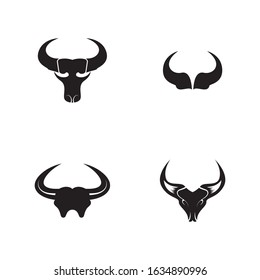 BULL Horn Logo Template vector icon illustration design