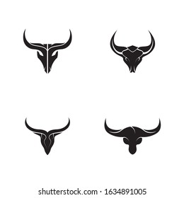 BULL Horn Logo Template vector icon illustration design