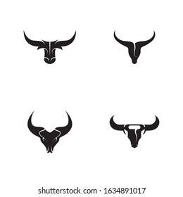 BULL Horn Logo Template vector icon illustration design