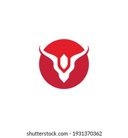 BULL Horn Logo Template vector icon illustration design