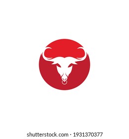 BULL Horn Logo Template vector icon illustration design