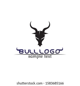 Bull and horn logo vector symbols template icons app