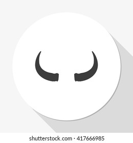 Bull horns icon.