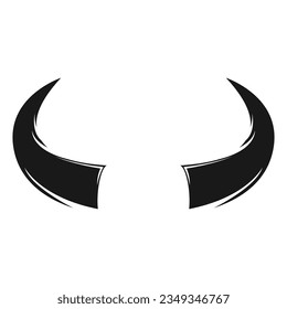 bull horns icon vector illustration design